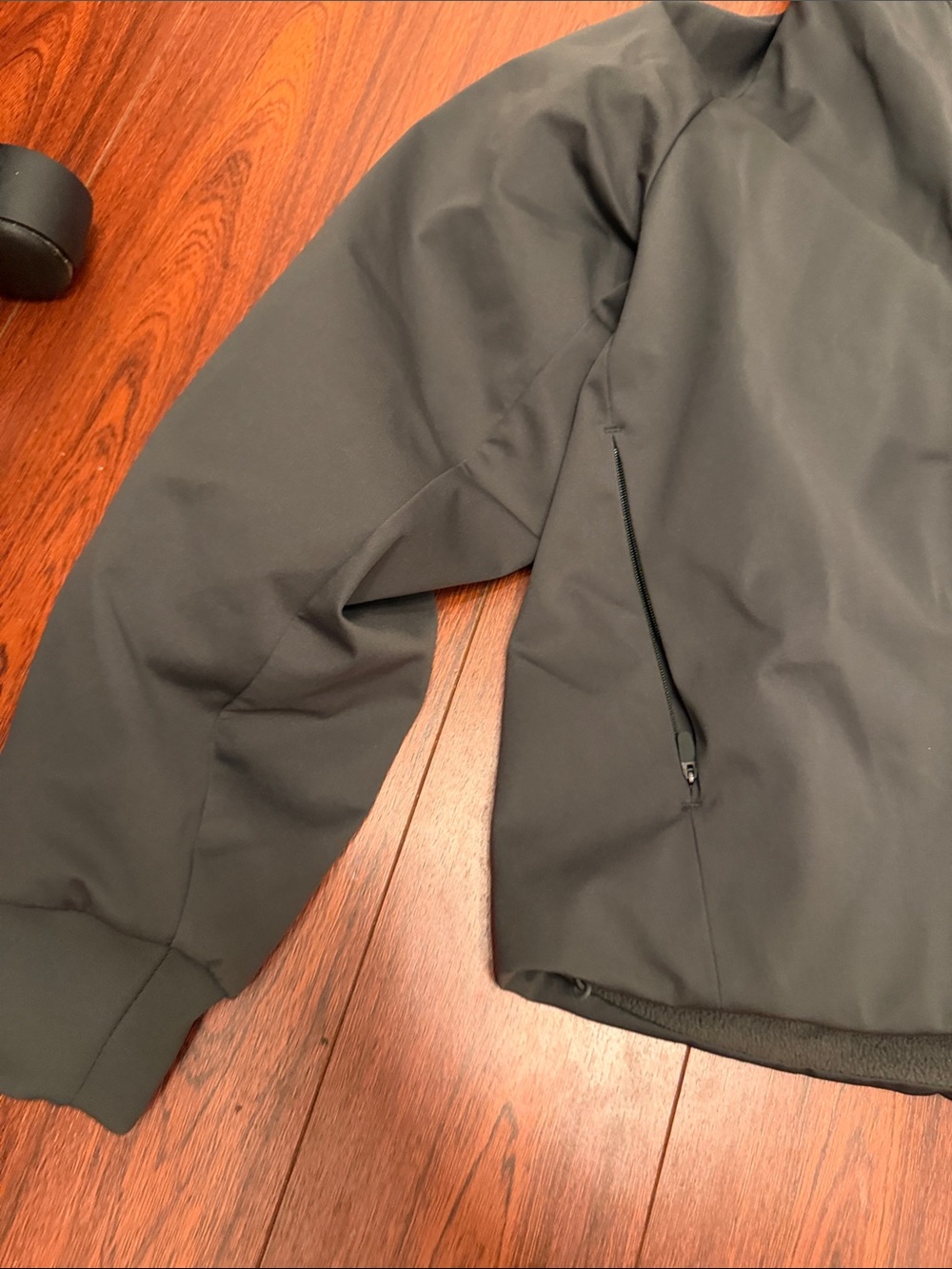Uniqlo Reversible fleece Dark green Hooded Zip Jacket - Picture 3 of 10